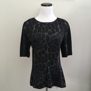 W118 Walter Baker Leopard Print Blouse